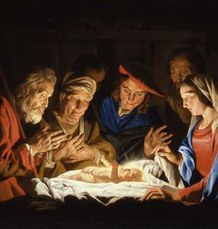 Matthias Stomer, The Adoration of the Shepherds, 17th century. Palazzo Madama, Museo Civico d’Arte Antica, Turin. © Mario Bonotto/Photo Scala, Florence